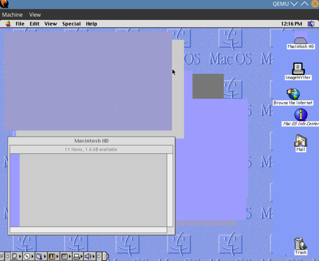 v10 diagnostic showing solid purple fill over icon background regions